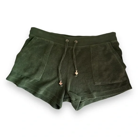 Sugarfree Green Terry Cloth Shorts Size 26’’ - Picture 1 of 4